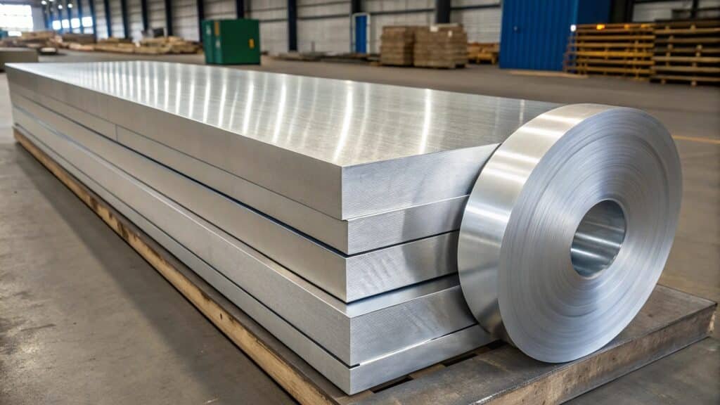 alt with keywords: a high-strength forged aluminum connecting rod next to a complex-shaped cast aluminum housing